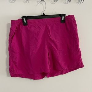 Columbia size L pink/ purple shorts